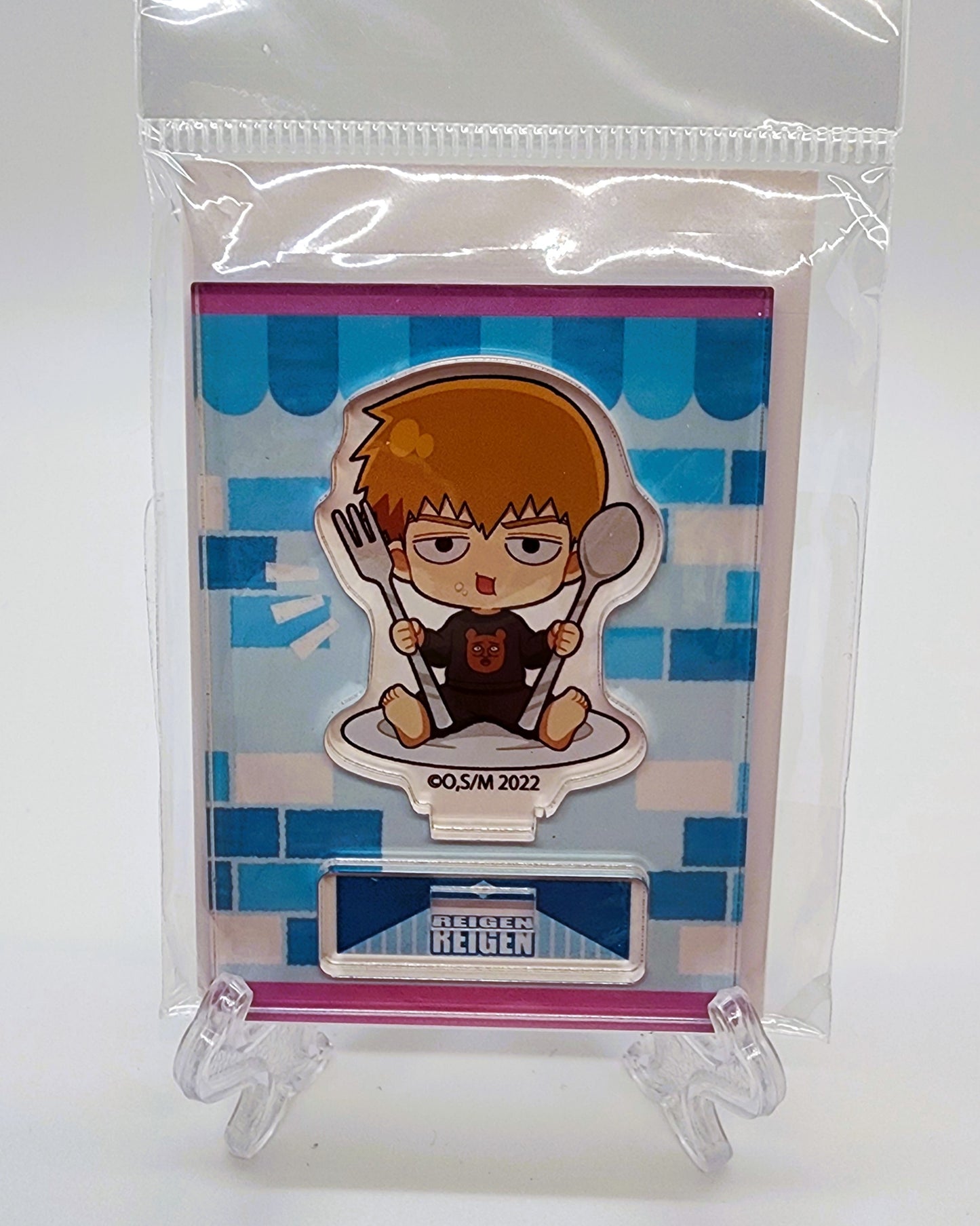 Mob Psycho Reigen GochiChara Mini Acrylic Stand