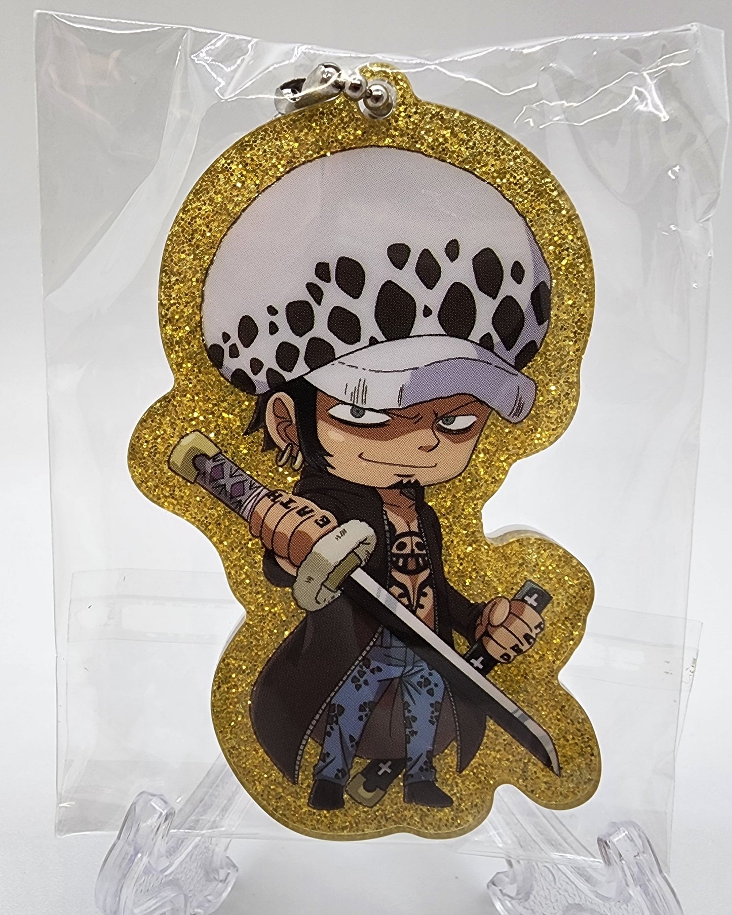 One Piece Trafalgar Law Glitter Keychain