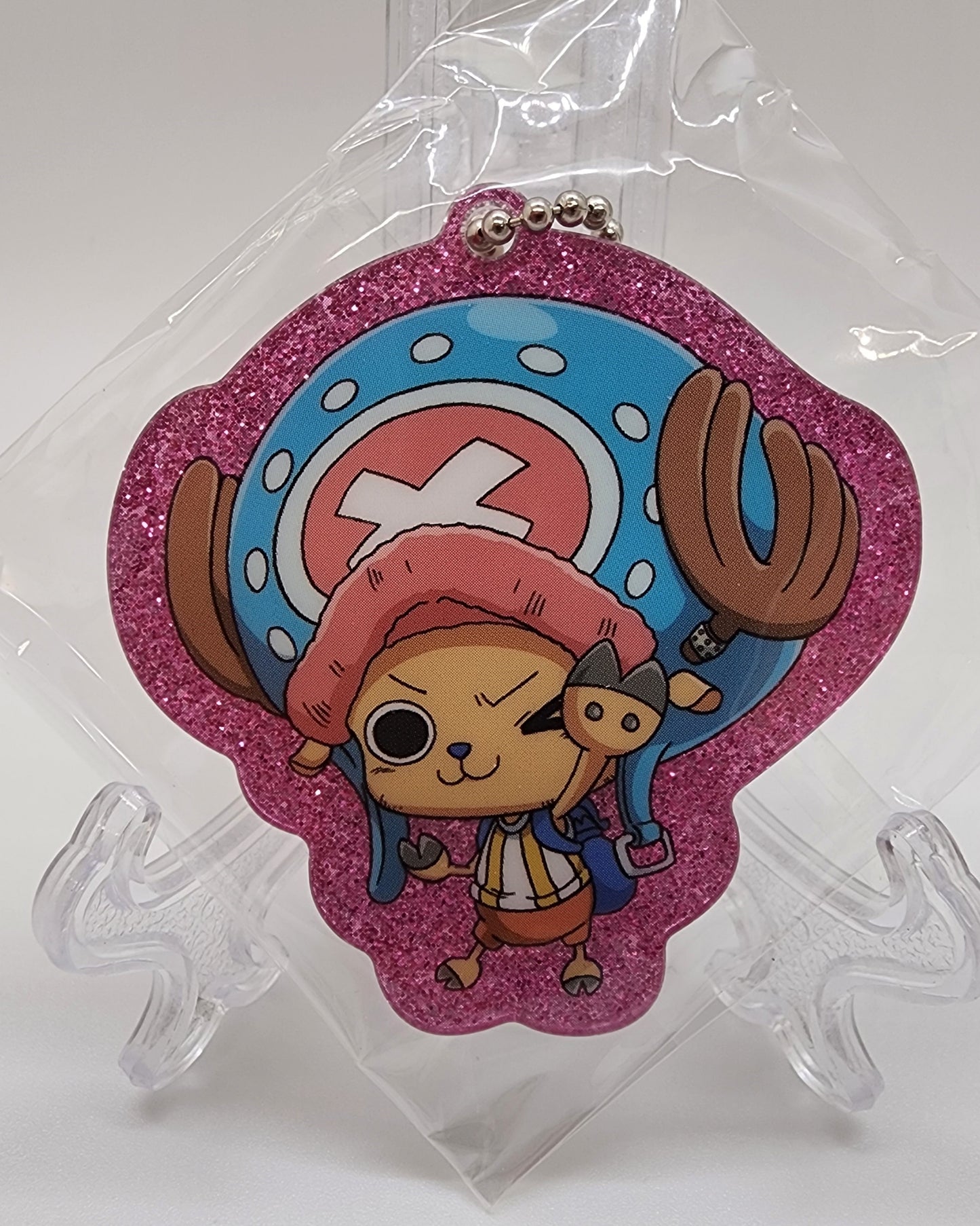 One Piece Chopper Glitter Keychain