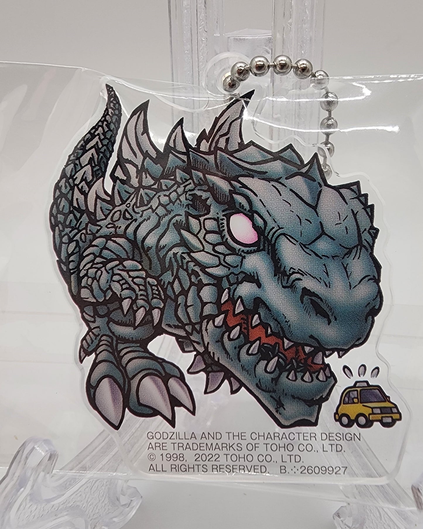 Godzilla 1998 Gashapon Acrylic Keychain