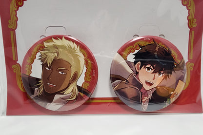 Titan's Bride Koichi & Caius Tin Badge Set