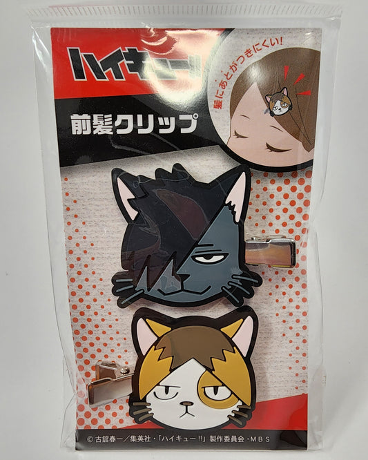 Haikyu Nekoma Hair Clips