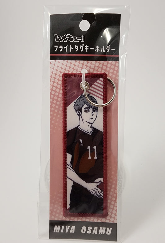 Haikyu Osamu Flight Tag Keychain