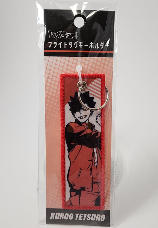 Haikyu Kuroo Flight Tag Keychain