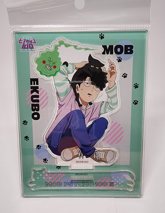 Mob Psycho Shigeo Kageyama Friendly with Cat Version Acrylic Stand