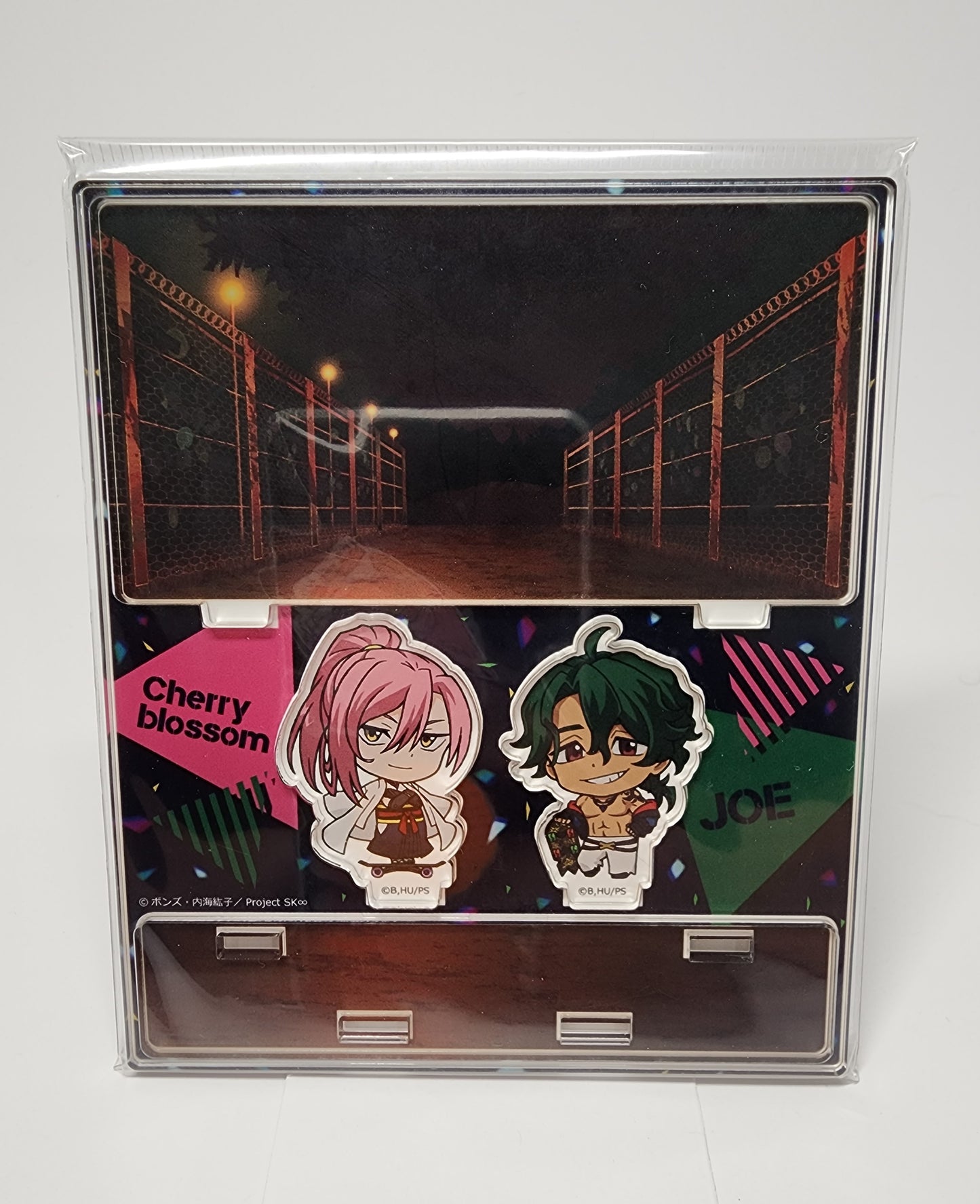 SK8 the Infinity Cherry Blossom & Joe Diorama Acrylic Stand