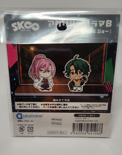 SK8 the Infinity Cherry Blossom & Joe Diorama Acrylic Stand