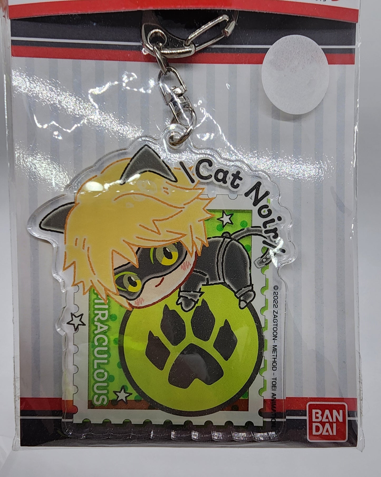 Miraculous Ladybug Cat Noir Keychain