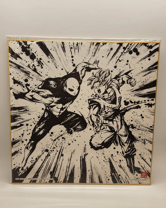 Dragon Ball Goku vs Jiren Shikishi Board Art Print