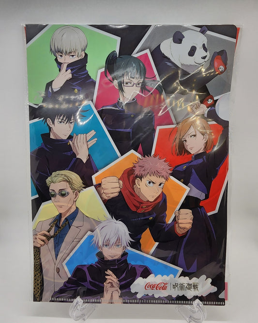 Jujutsu Kaisen X Coca-Cola Group Clear File