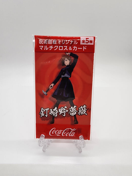 Jujutsu Kaisen X Coca-Cola Nobara Character Card/Cleaning Cloth