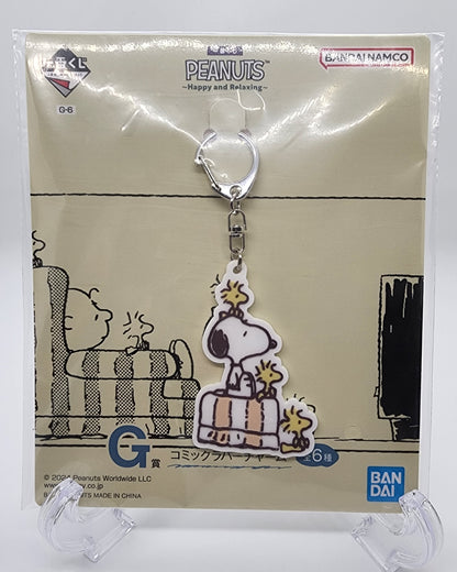 Peanuts Ichiban Kuji Snoopy & Woodstock Keychain Prize