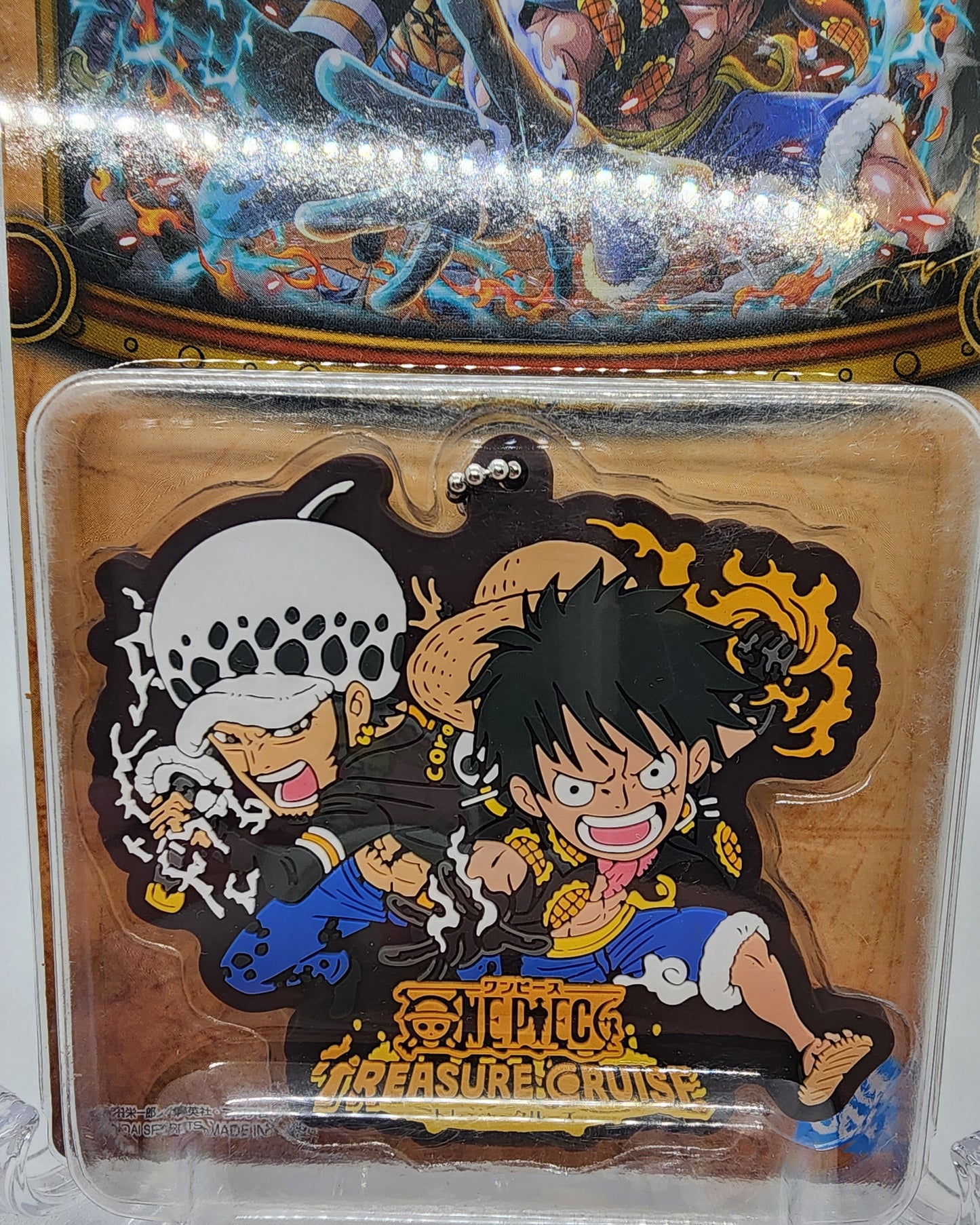 One Piece Ichiban Kuji Luffy & Law Keychain