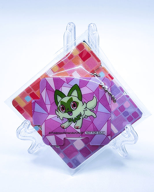 Pokemon X 7-Eleven Sprigatito Puzzle Keychain