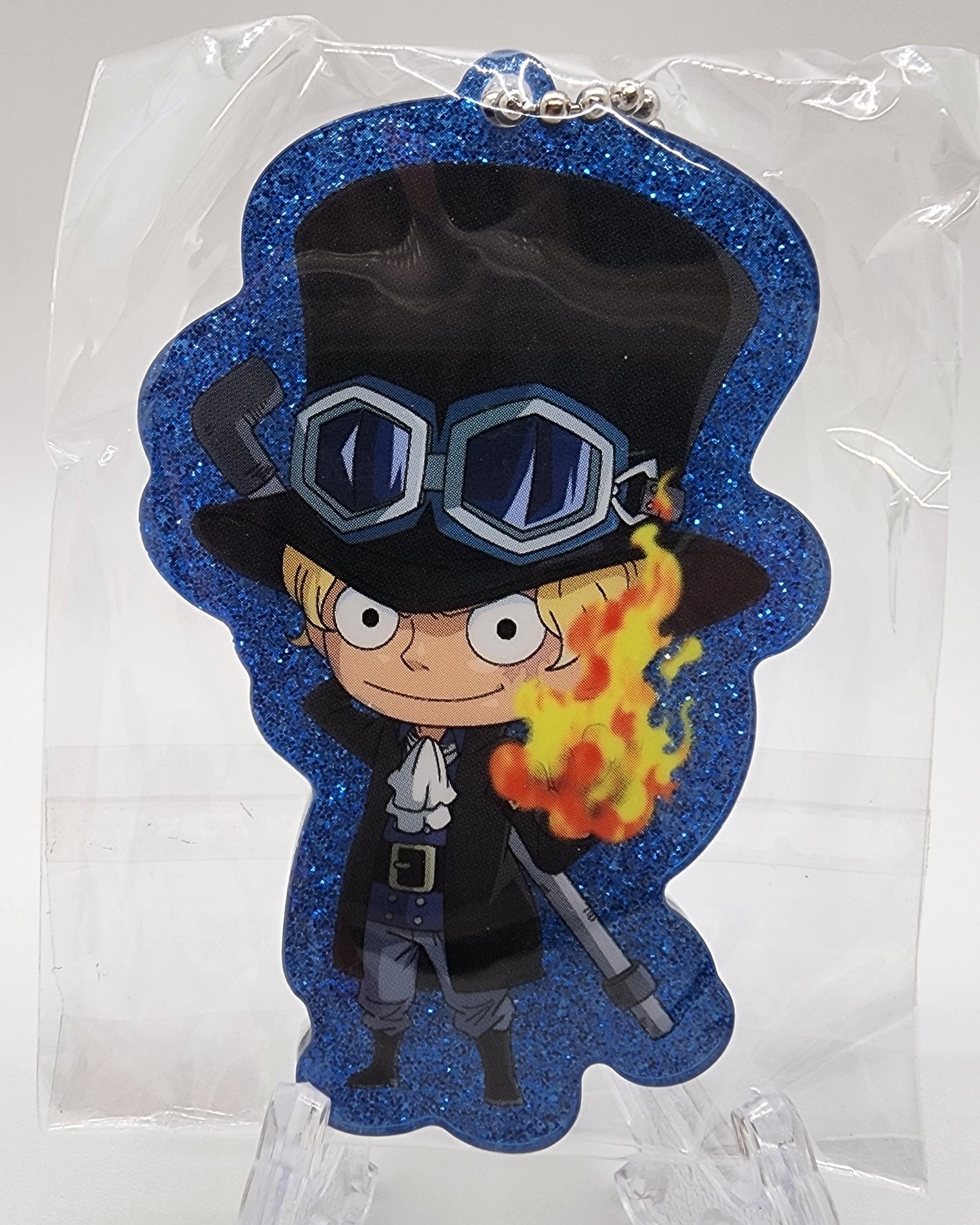 One Piece Sabo Glitter Keychain