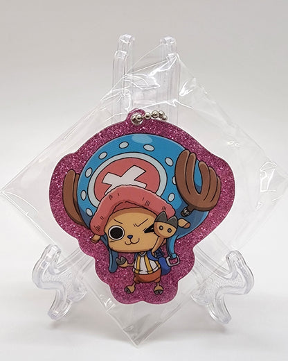 One Piece Chopper Glitter Keychain