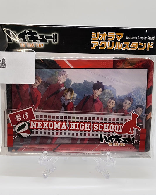 Haikyuu Nekoma Diorama Acrylic Stand