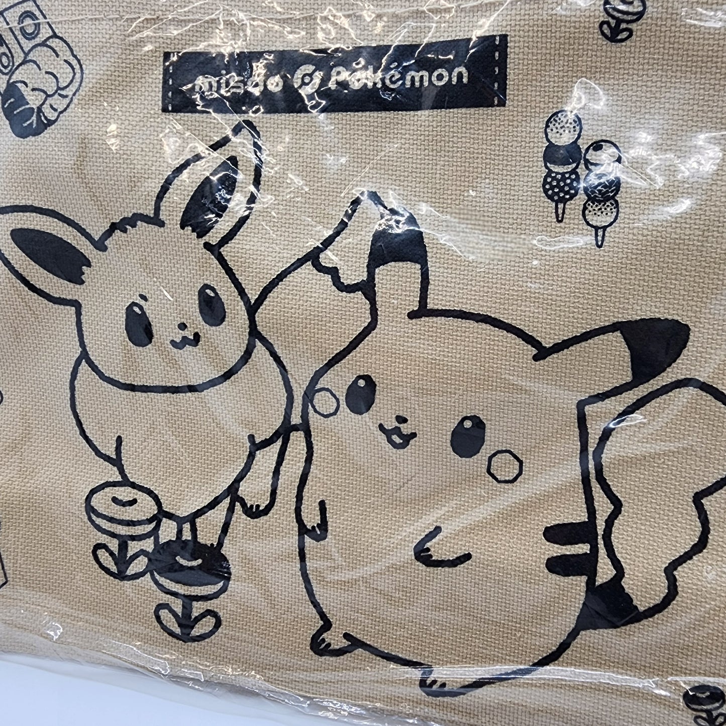 Pokemon X Mister Donut Collab Pikachu & Eevee Tote