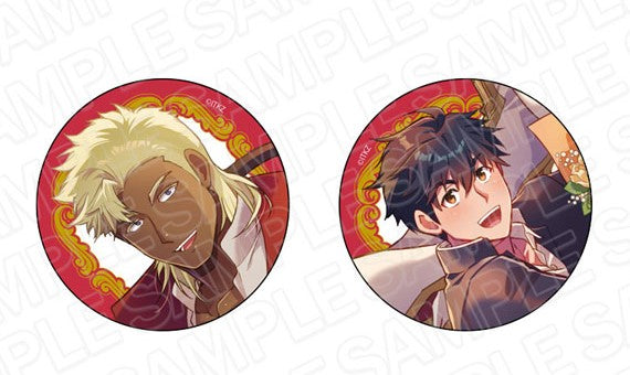 Titan's Bride Koichi & Caius Tin Badge Set