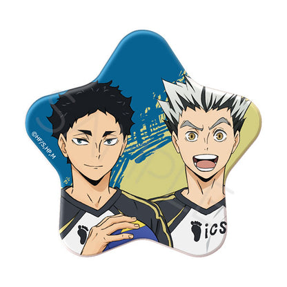 Haikyu Bokuto & Akaashi Tin Badge