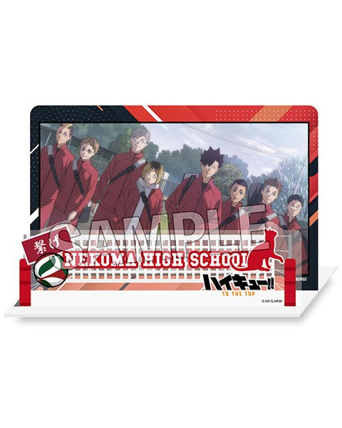 Haikyuu Nekoma Diorama Acrylic Stand