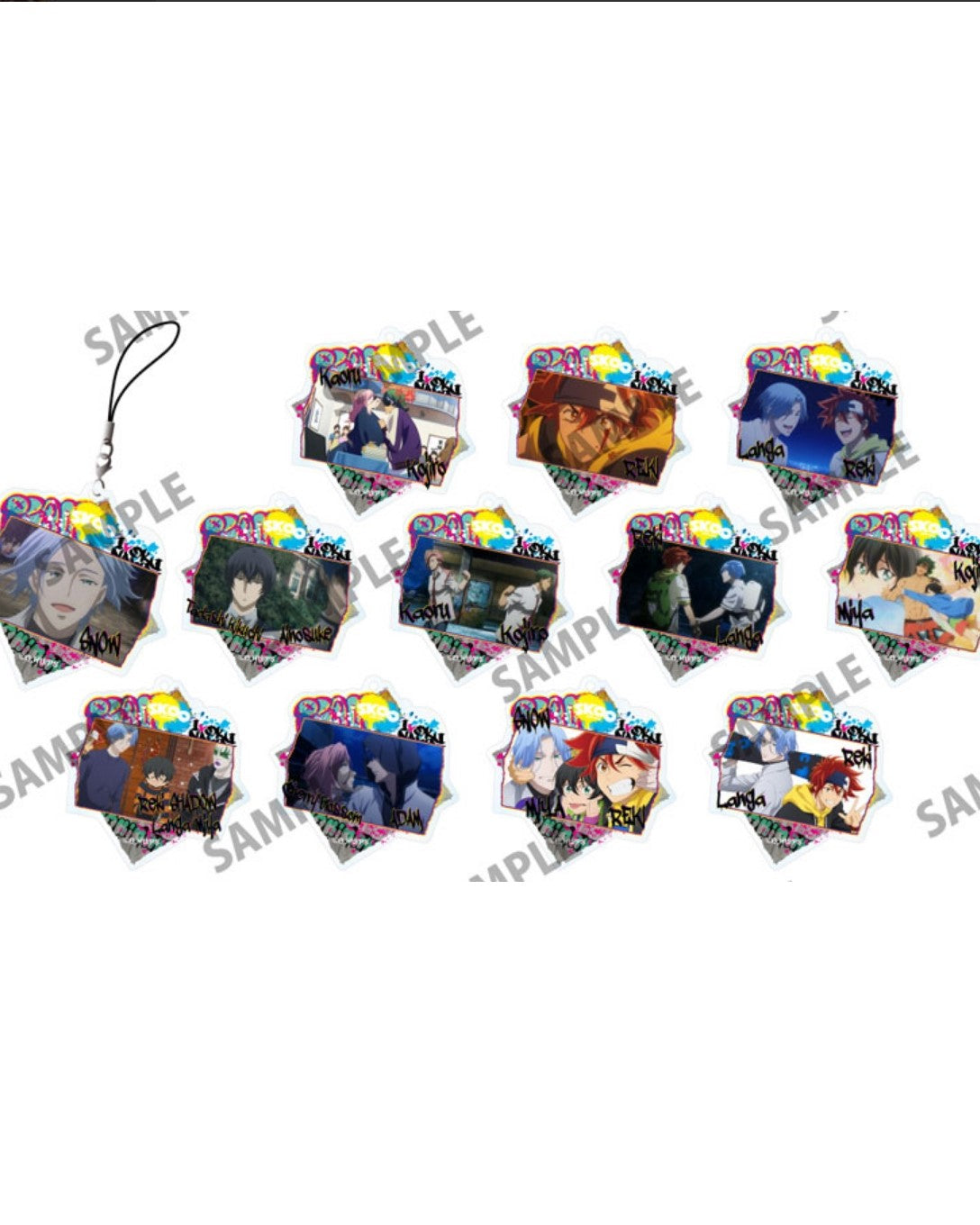 Sk8 the Infinity Blind Bag Keychains